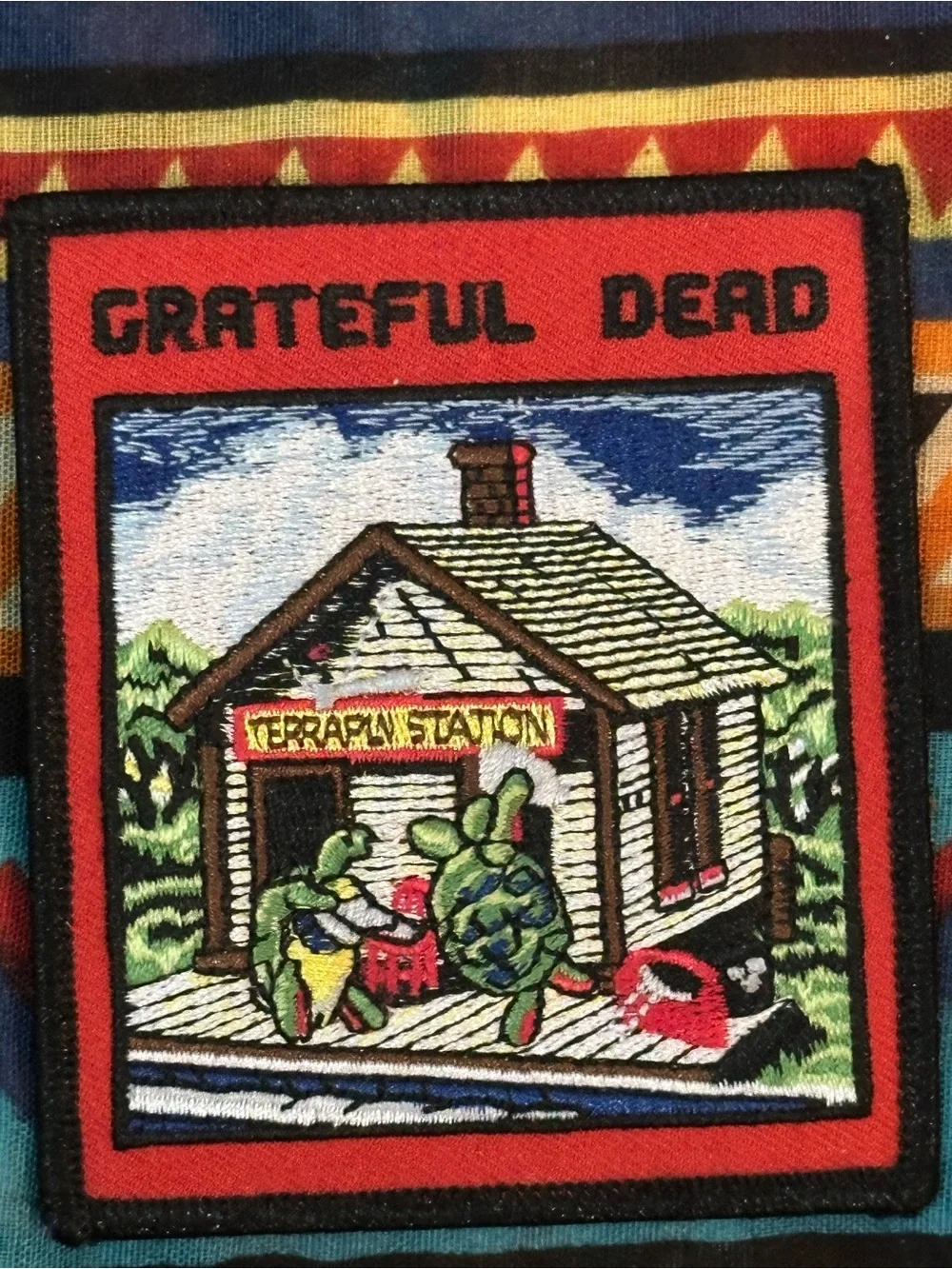 NWT Shakedown Street Grateful Dead Large Embroidered Patch